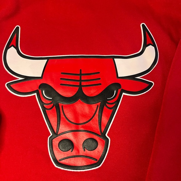 Red Chicago Bulls NBA Small Hoodie - Picture 4 of 8